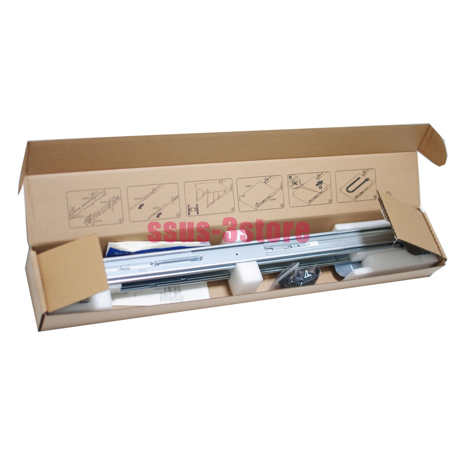 1U Sliding Ready Rail 81WCD For Dell Poweredge Type A7 R420 R430 R620 R630 R640