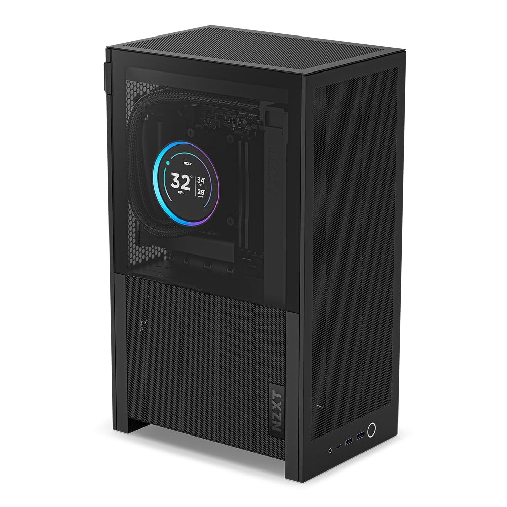 H2 Flow Mini ITX PC Case High Airflow Compact Gaming Case