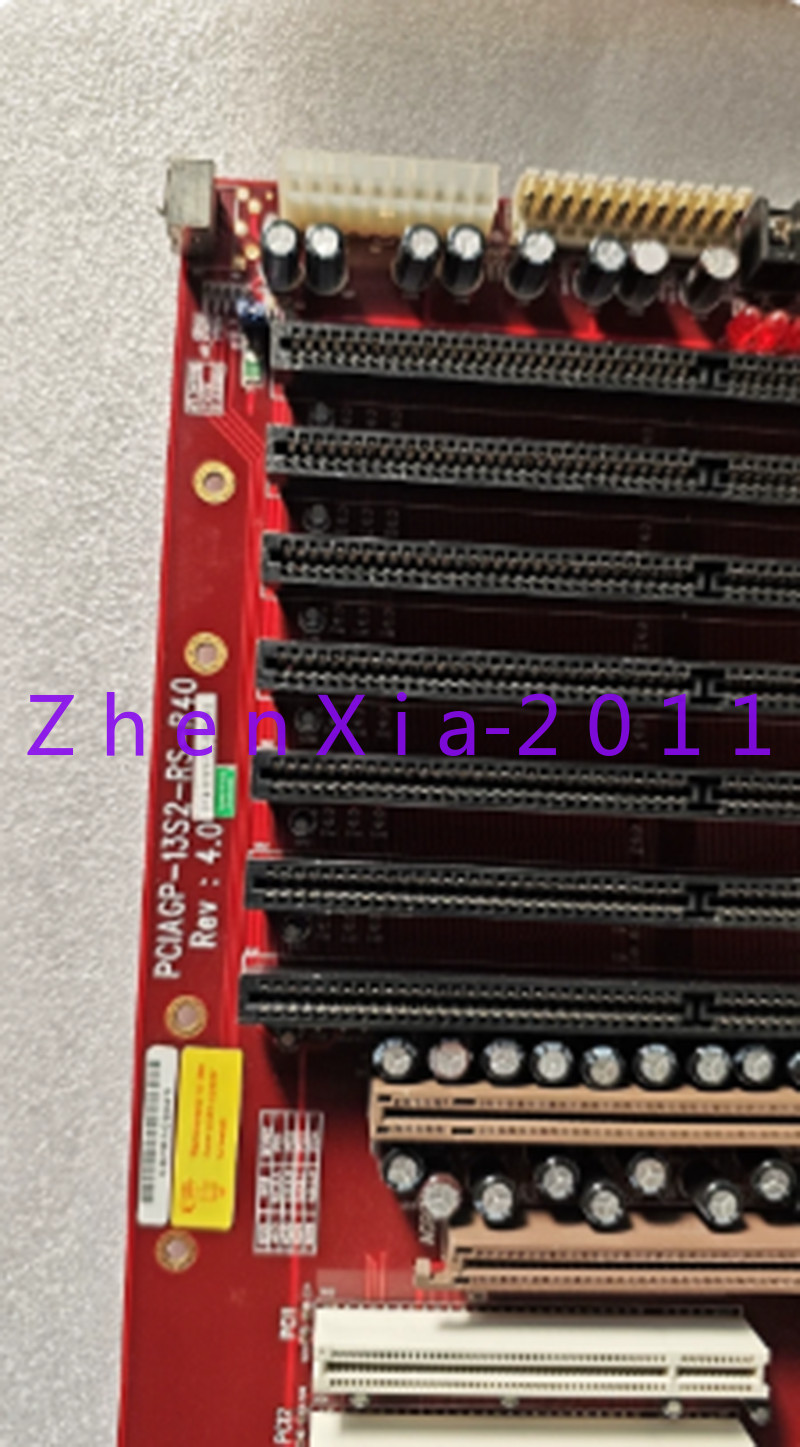 1pc used Industrial control computer motherboard PXAGP-13S-RS-R40 REV.4.0
