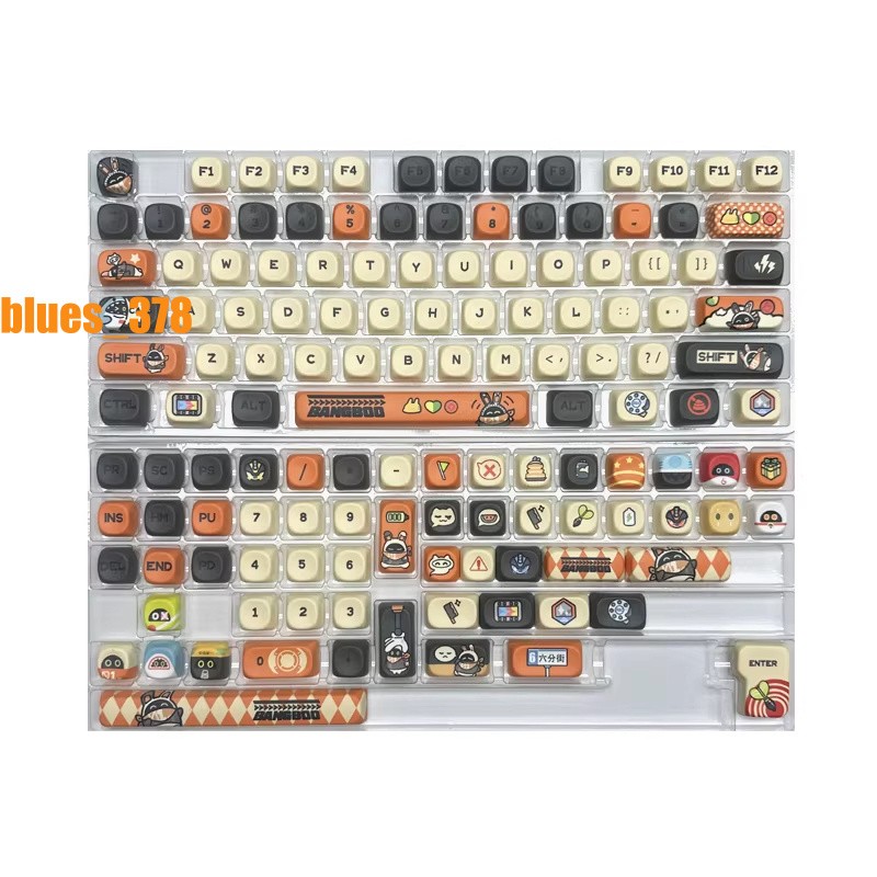 Zenless Zone Zero The Bangboo 133 Keycaps MOA Dye-sub PBT for Cherry MX Keyboard