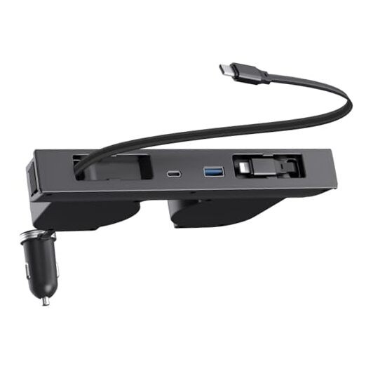 Retractable Center Console USB Hub for Tesla Model 3 Highland/Model Y Juniper,