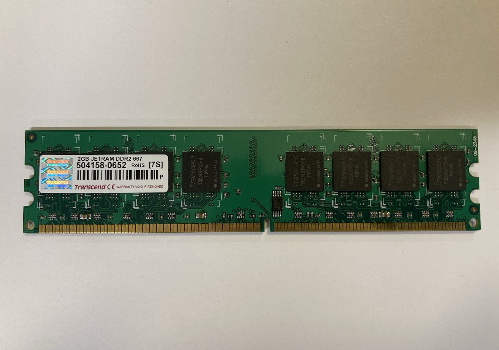 Transcend 2GB JETRAM DDR2 667 Desktop RAM Module