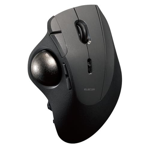 ELECOM IST PRO Trackball Mouse Quiet Multi-Connection Bluetooth 2.4GHz Wireless