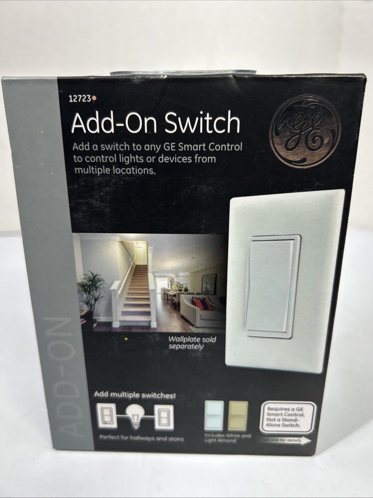 GE Jasco Add-on Switch ZW2004 EZ Smart Control (ZigBee, Z-Wave, Bluetooth) 12723