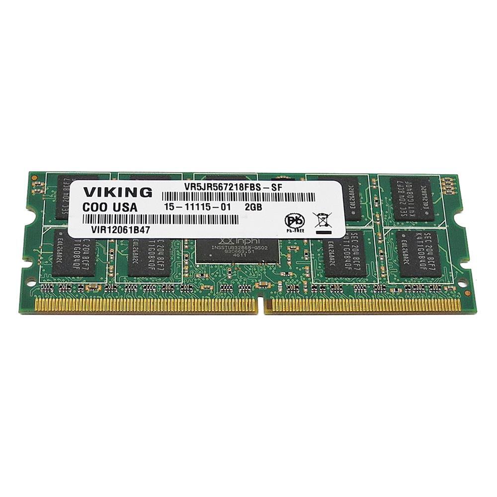Cisco 15-11115-01 Viking 2GB 2Rx8 DDR2 PC2-4200 Router Memory 244-pin MiniDIMM