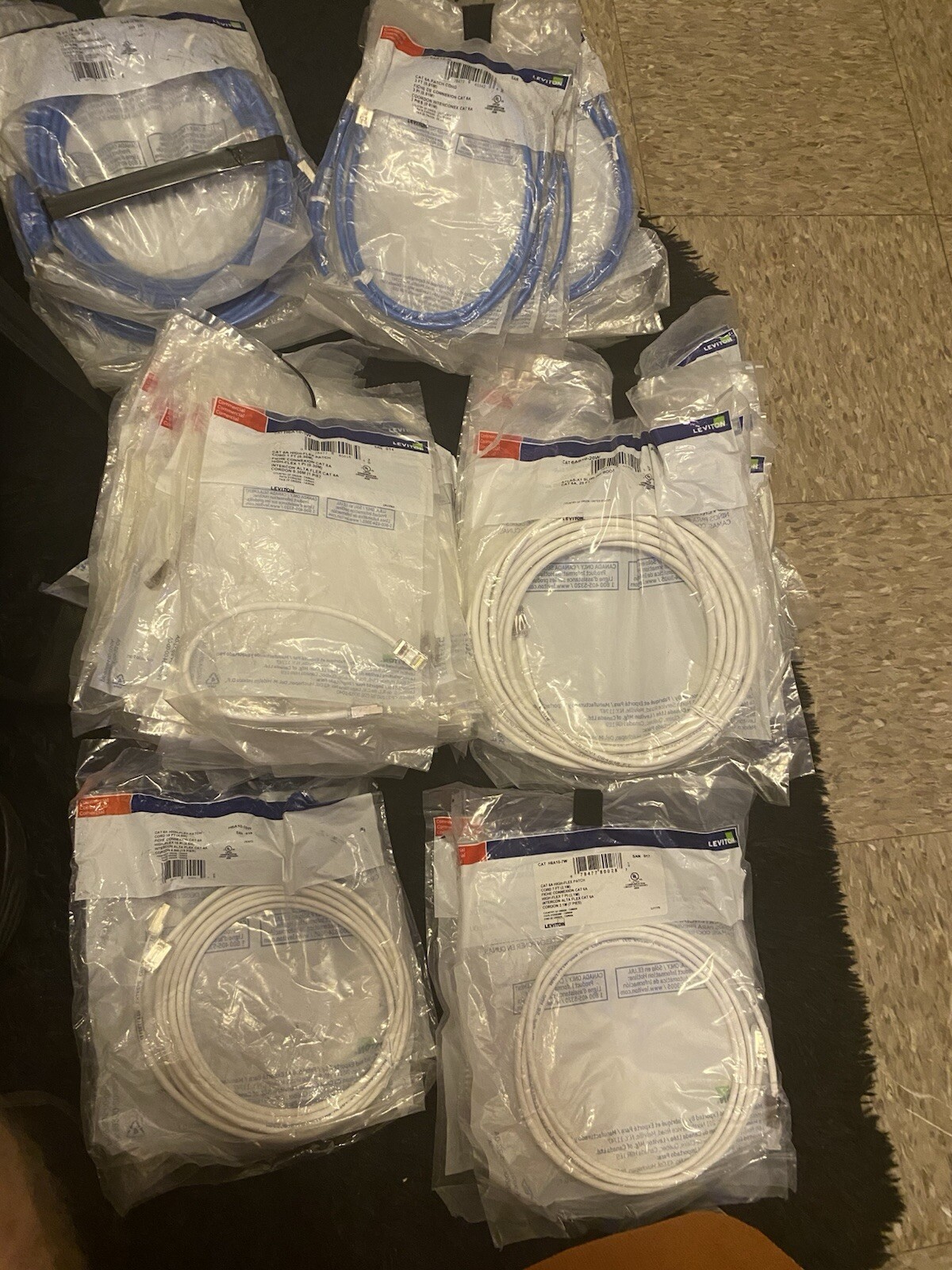 Leviton Cat6A Patch Cables 