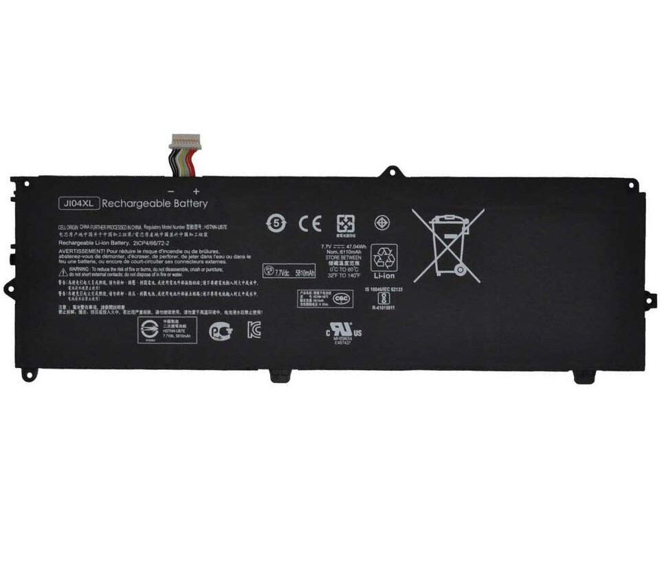 REPLACEMENT JI04XL 901247-855 BATTERY FOR HP ELITEBOOK X2 1012 G2 7.7V 47WHR 4C