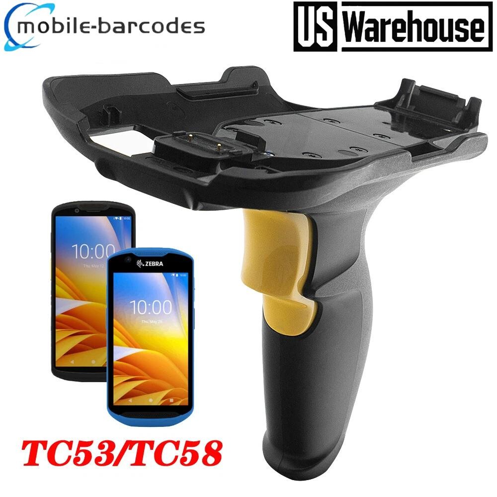 For Zebra TC53 TC58 Snap-On Pistol Grip Trigger Handle TRG-NGTC5-ELEC-01