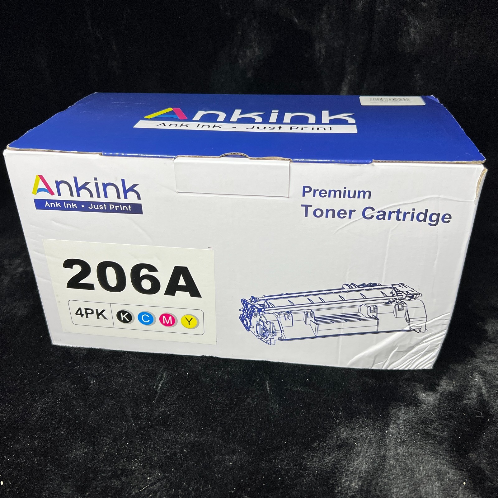 Ankink 206A Premium Toner Cartridge for HP Color Laserjet Pro MFP M283FDW 4-Pack