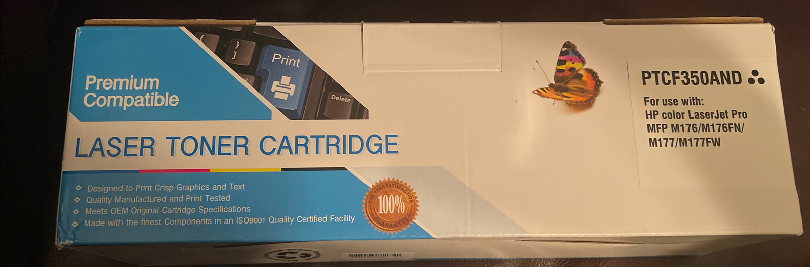 Premium Compatible Toner HP LaserJet Pro 130A Black Toner Cartridge CF350A