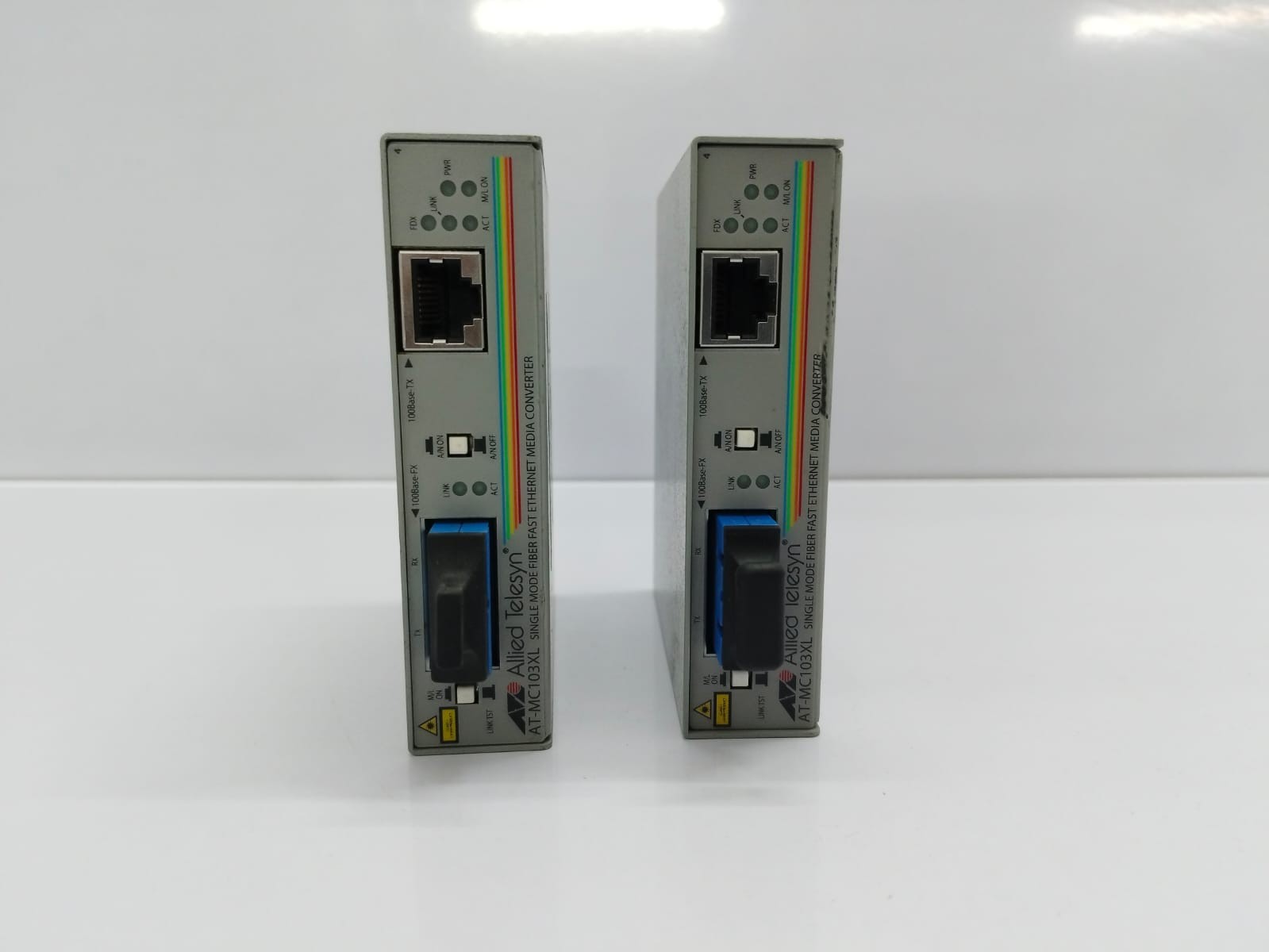 Lot of2 Allied Telesyn AT-MC103XL Fast Ethernet Media Converter
