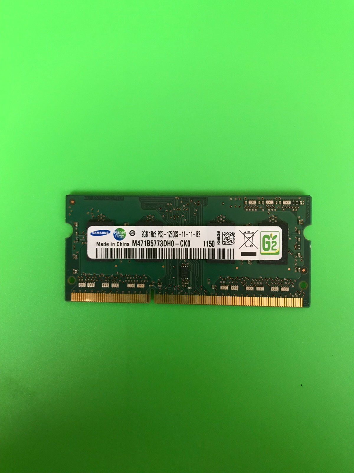 48GB(24x2GB) Samsung 2 GB SO-DIMM 1600 MHz PC3-12800 DDR3 Ram (M471B5773DH0-CK0)