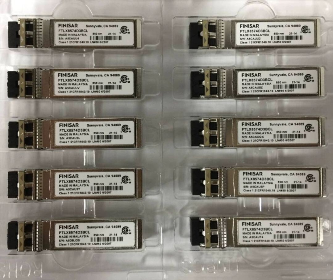10pcs Finisar FTLX8574D3BCL 10Gb/s SR/SW SF Transceiver Module