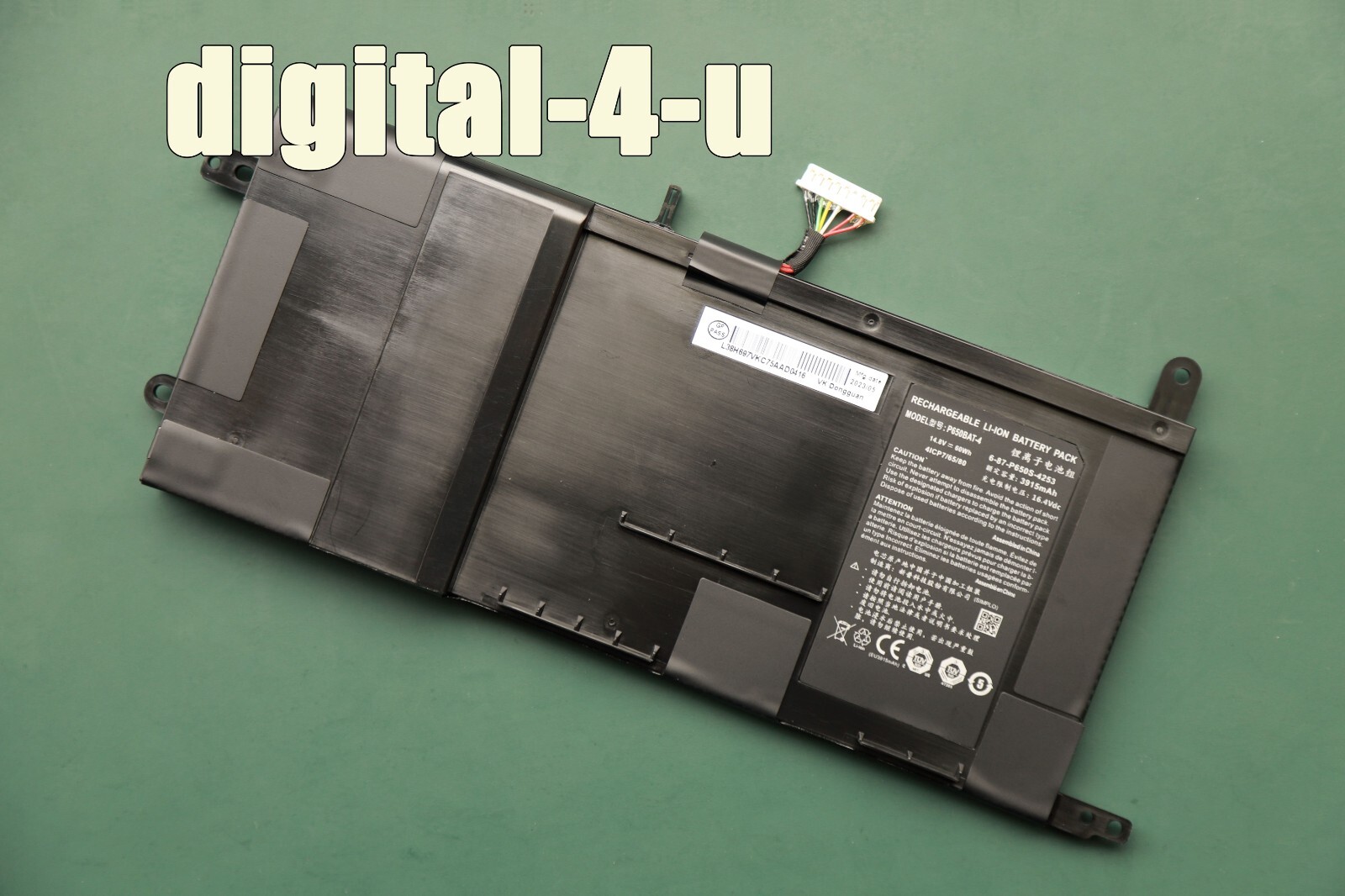 New Genuine P650BAT-4 Battery for Clevo P650SA P650SE P651SG Sager NP8650 NP8651