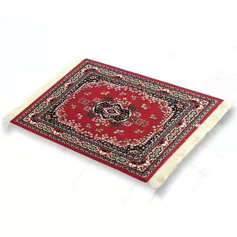 Persian Carpet Mouse Mat Computer Mousepad For Table Rug Mouse Pad Oriental Red