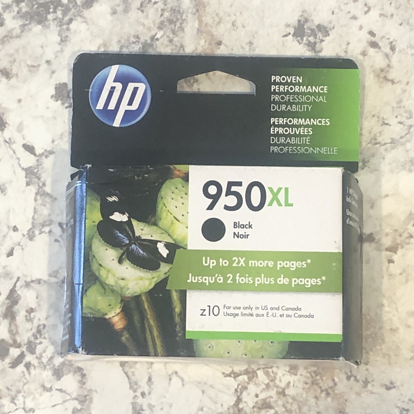 HP 950XL (CN045AN) Black Ink Cartridge New In Box Exp 09/2019