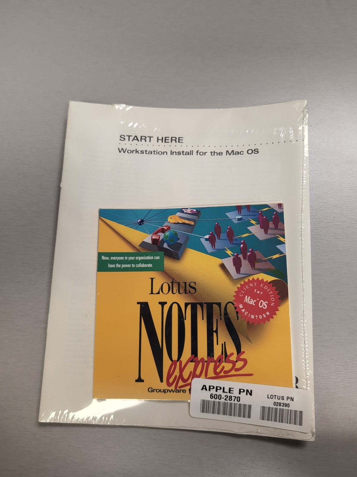 Lotus Notes Express Client Edition for Mac •sealed • Vintage Apple Software 