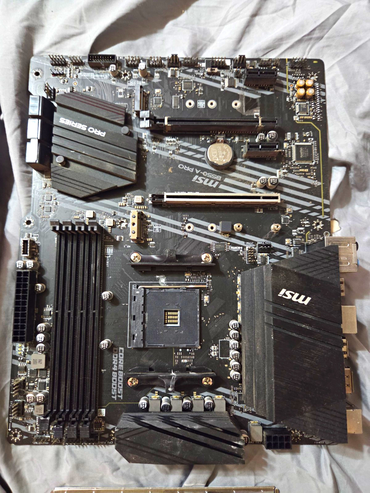 MSI B550-A PRO AM4 ATX DDR4 Gaming Motherboard 4 DIMM PCIe x16/x1
