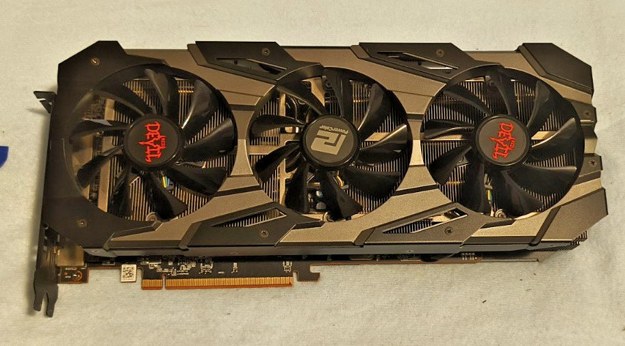 PowerColor Red Devil RX 5700 XT AMD Radeon Full RGB– Serviced, Tested