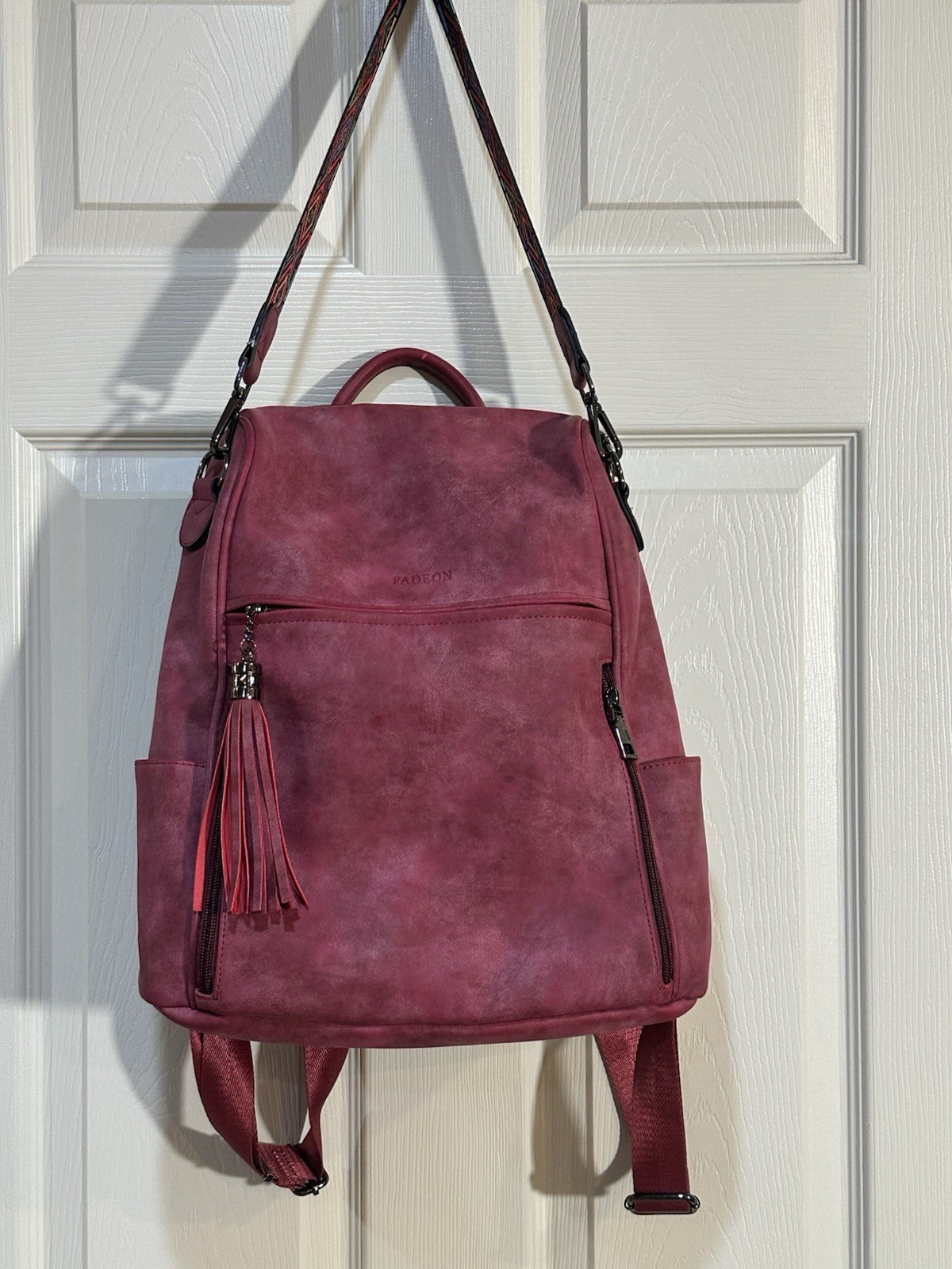 Fadeon Laptop Backpack Pu Leather