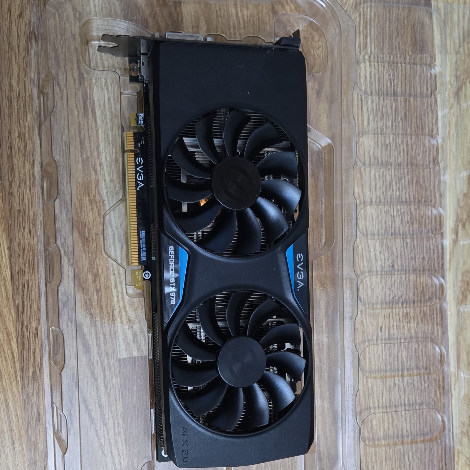 EVGA NVIDIA GeForce GTX 970 SSC Graphics Card Dual Fan PCIe x16 4gb