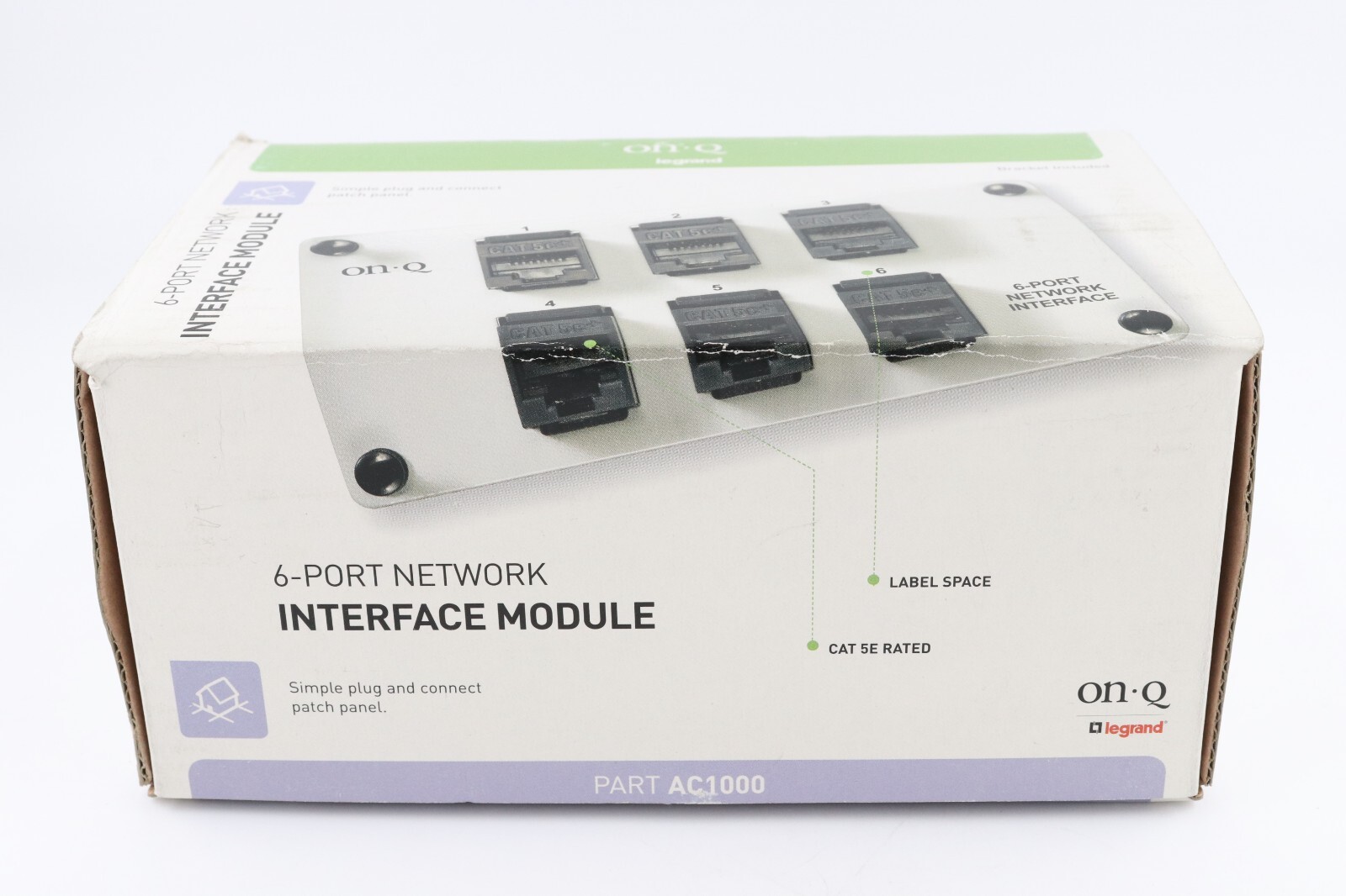 ON-Q AC1000 6-PORT NETWORK INTERFACE MODULE