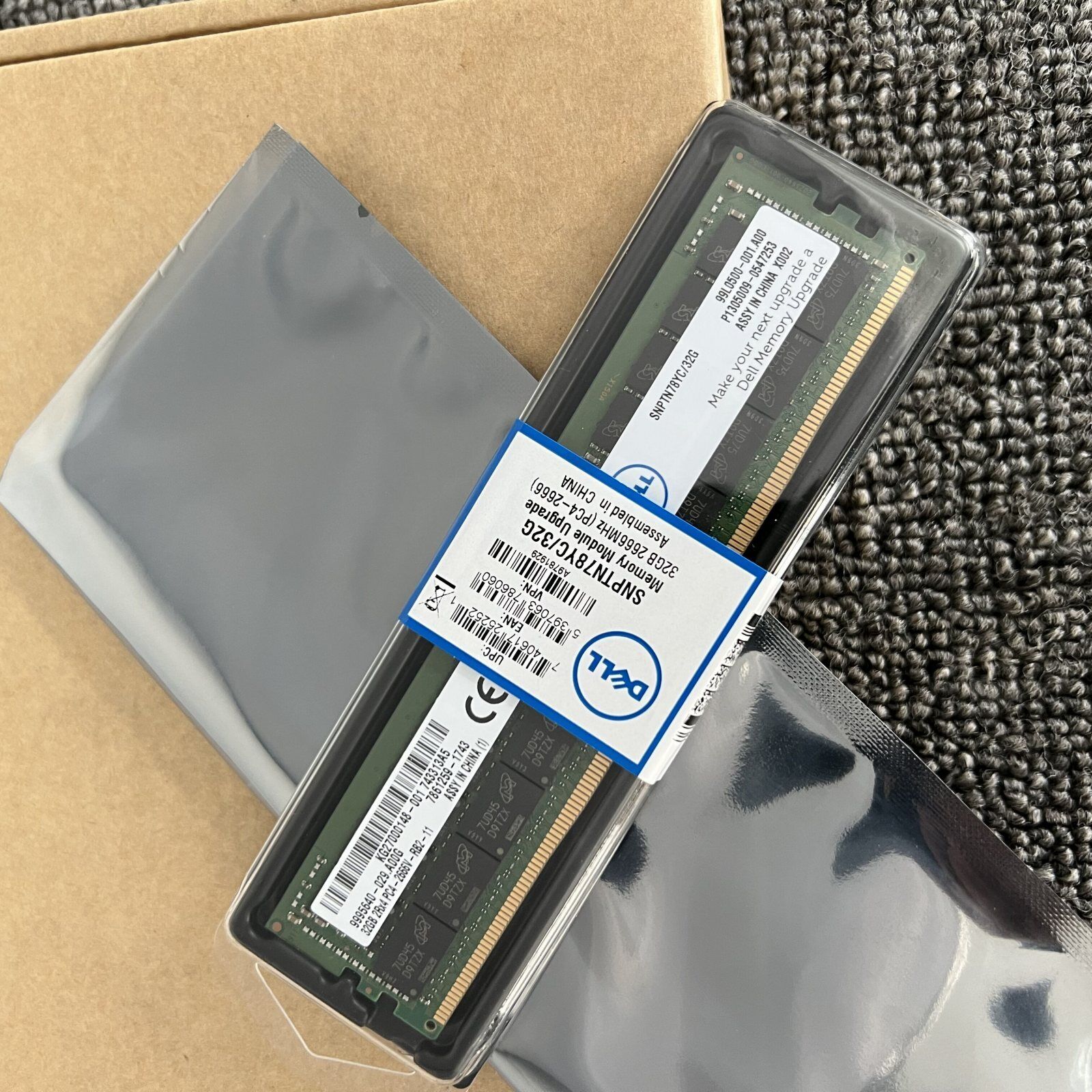 New Dell SNPTN78YC/32G A9781929 32GB DDR4 PC4-2666V ECC RDIMM Server RAM Memory