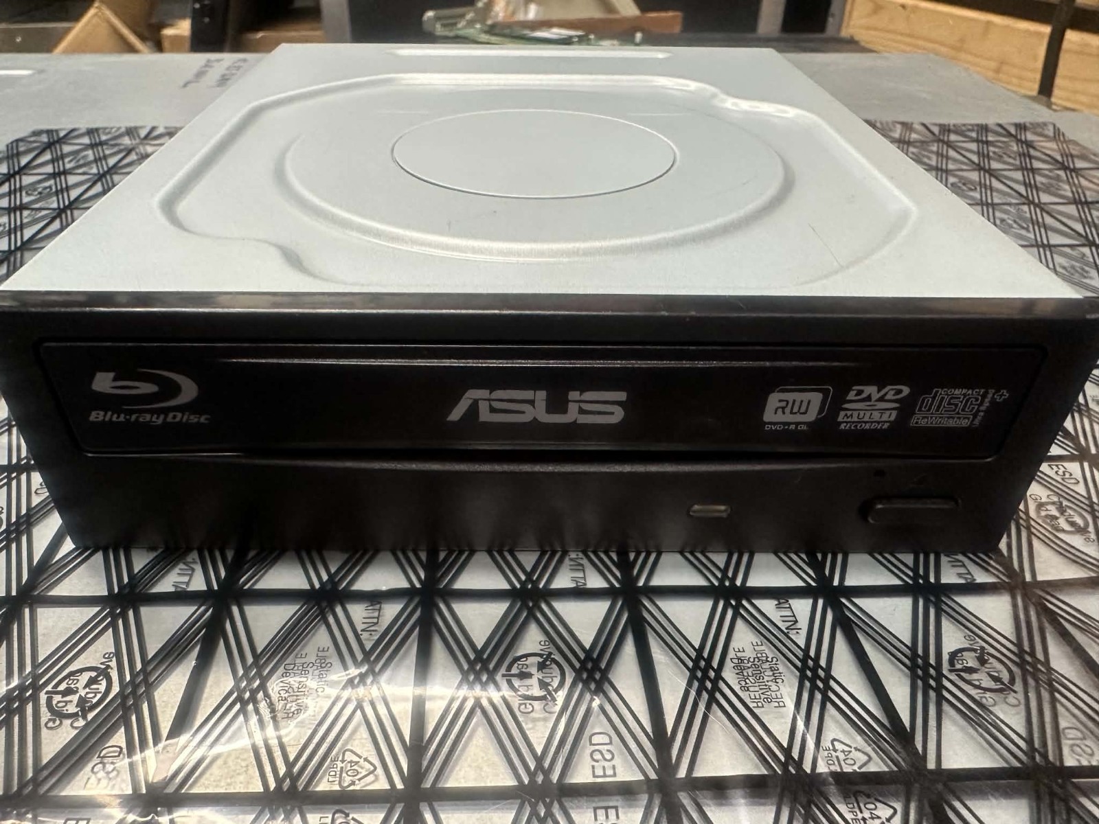 ASUS BW-12B1ST Internal SATA Blu-ray DVD CD Rewriter Drive Black Tested Working