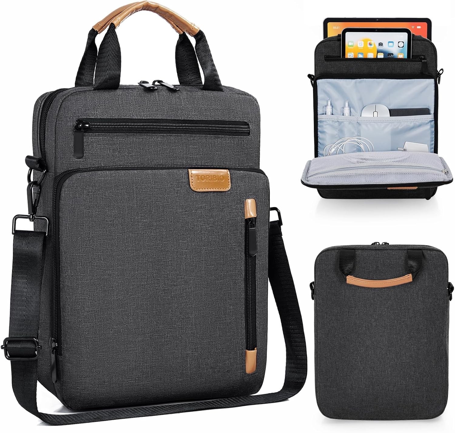 12.9 Inch Tablet Sleeve Bag, Padded Carrying Case for 13 Inch New Ipad Pro M5/Ai