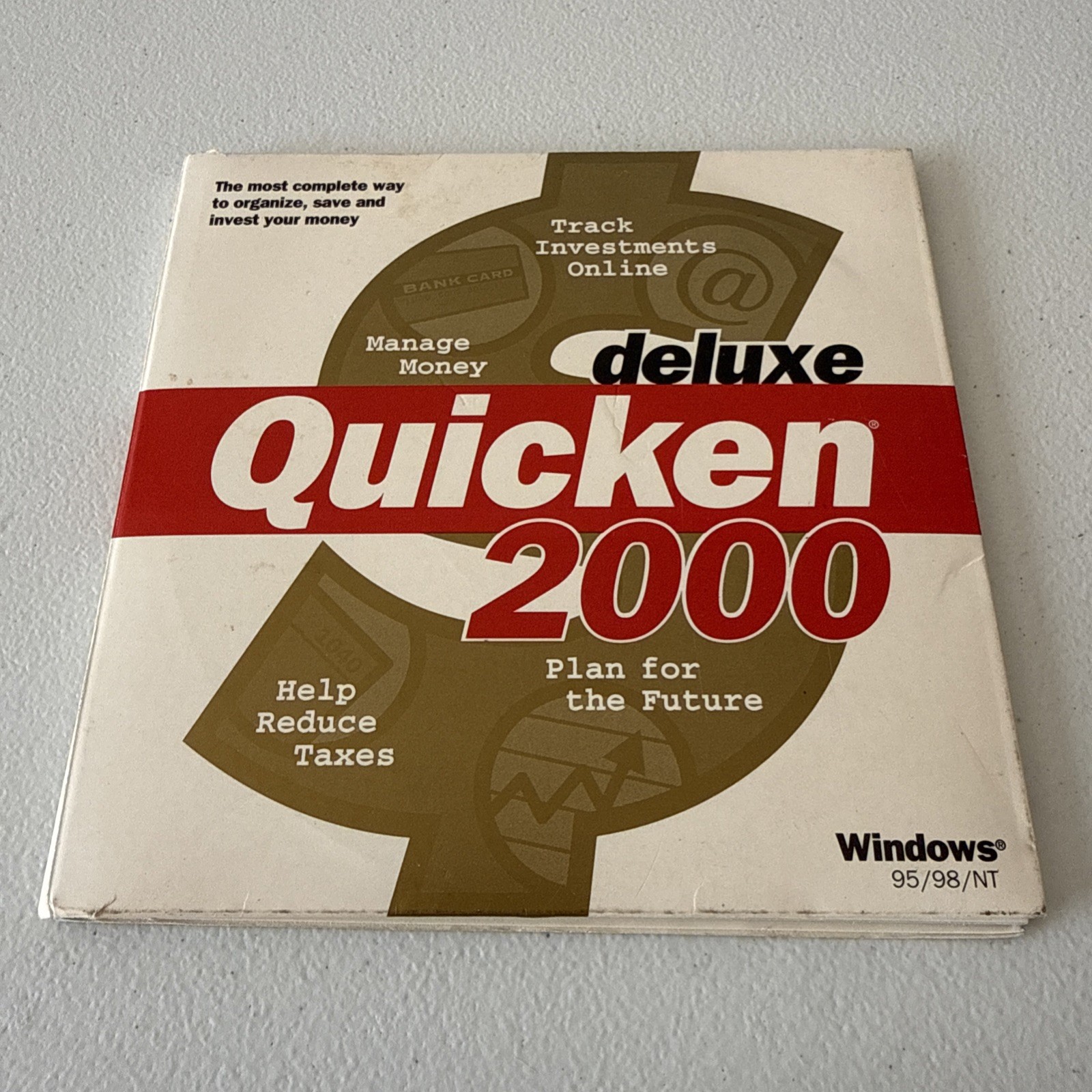 Deluxe Quicken 2000 Personal Financial Software Win 95 98 NT
