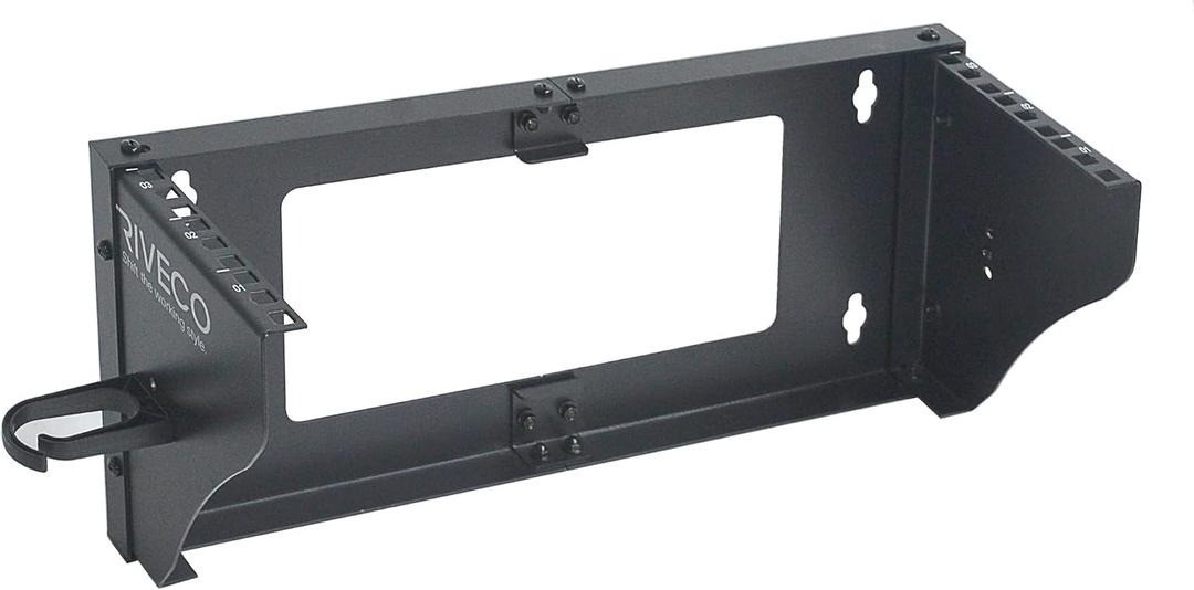 RIVECO 3U Wall Mount Rack for Network Reinforced Heavy Load 66LBS for 19 inches