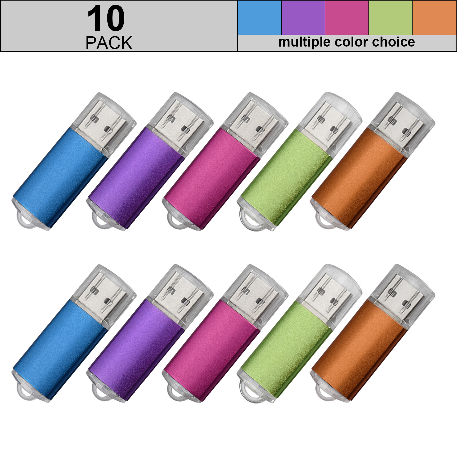 20pcs USB 2.0 Pen Drive Memory Stick USB Flash Drive 2GB 4GB 8G 16GB 32GB 64GB