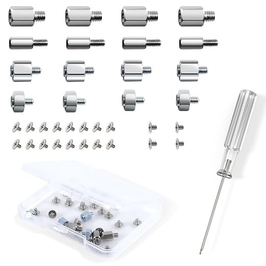 NVMe M.2 SSD Standoff and Mounting Screws Kit for Asus ASRock Gigabyte MSI Mothe