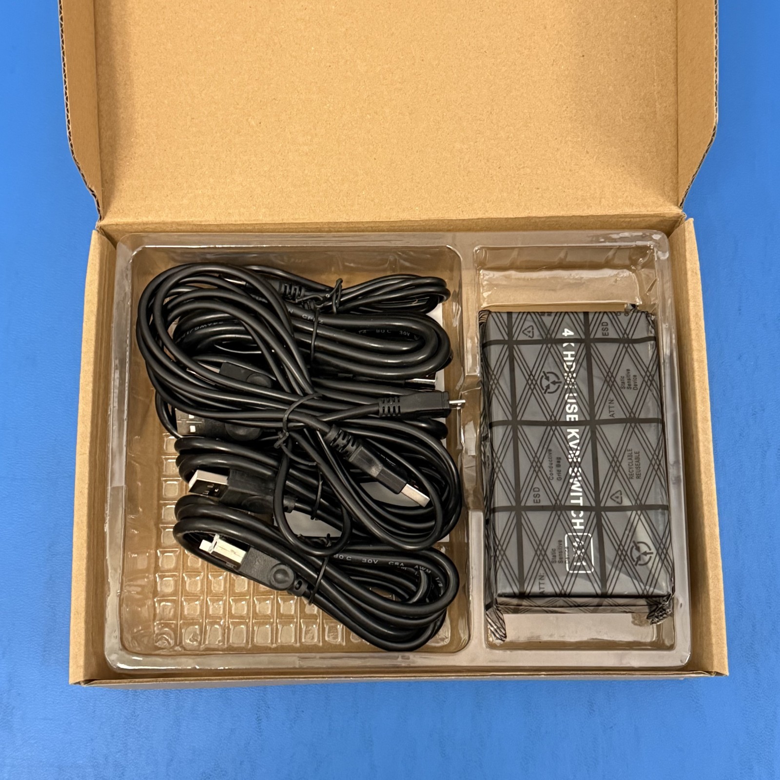 4K HDMI USB KVM SWITCH 4x1 New In Box