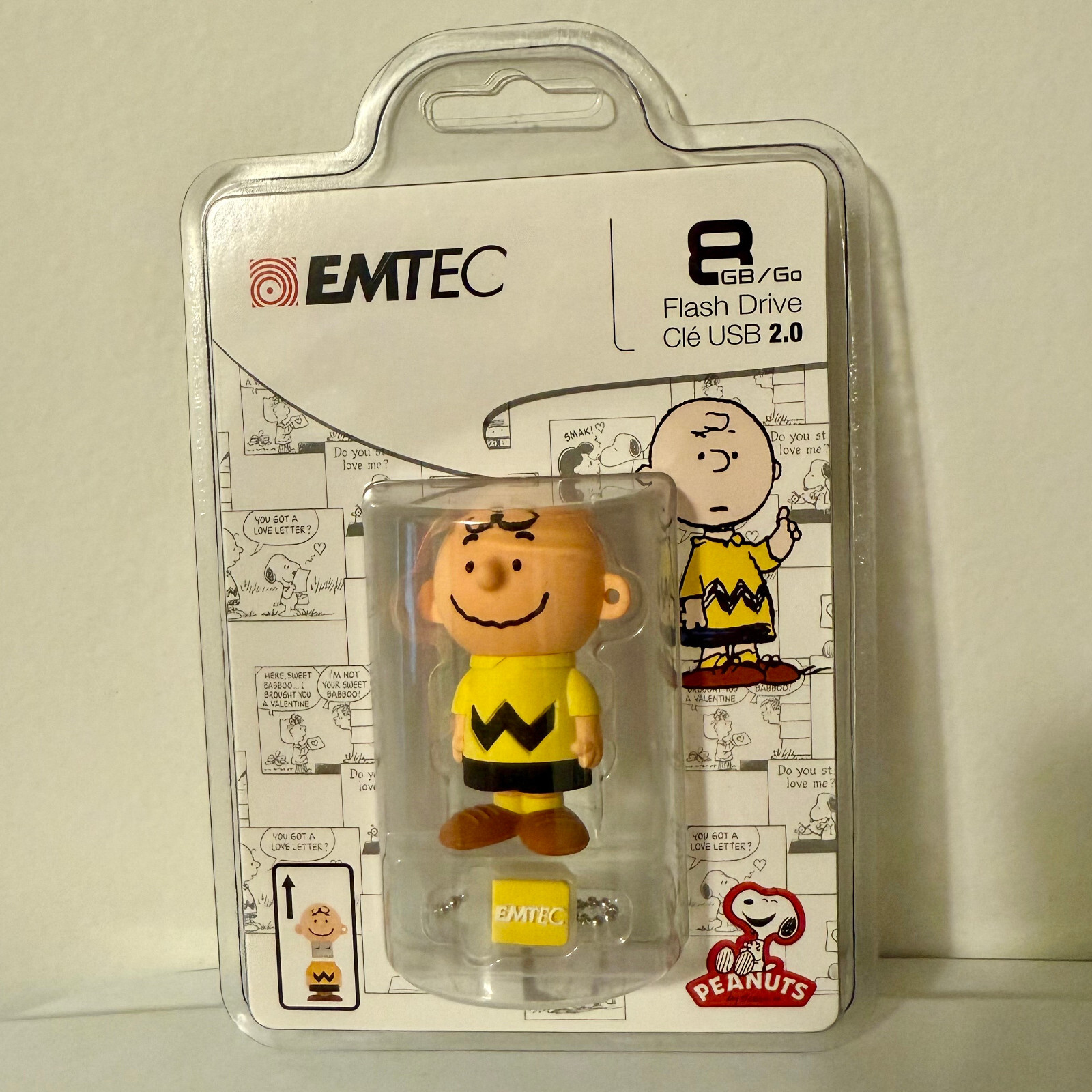 [NEW] Peanuts Charlie Brown EMTEC USB 2.0 Flash Drive 8GB Stick