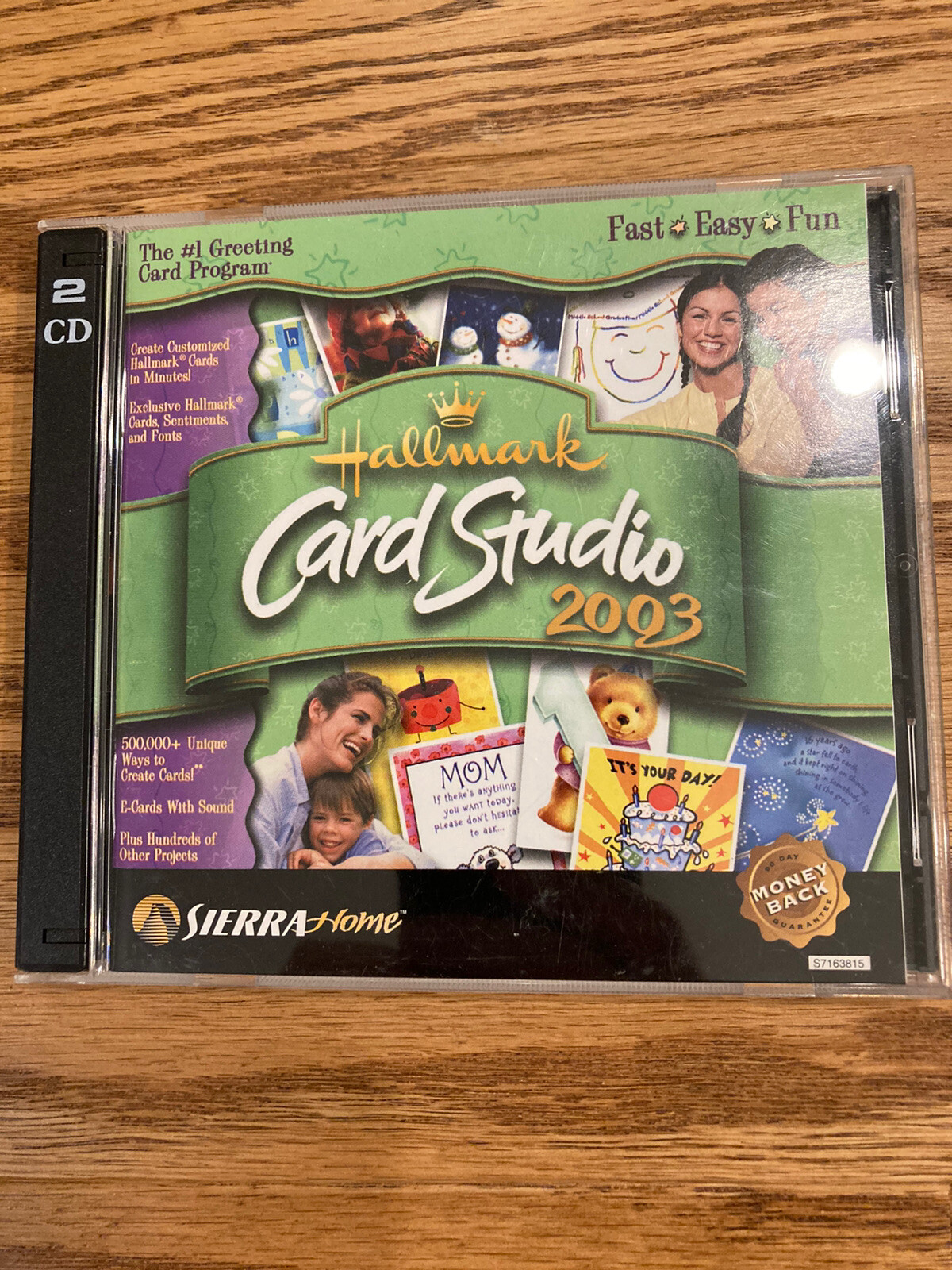 Hallmark Card Studio 2003 Deluxe PC Windows CD print holiday greeting cards