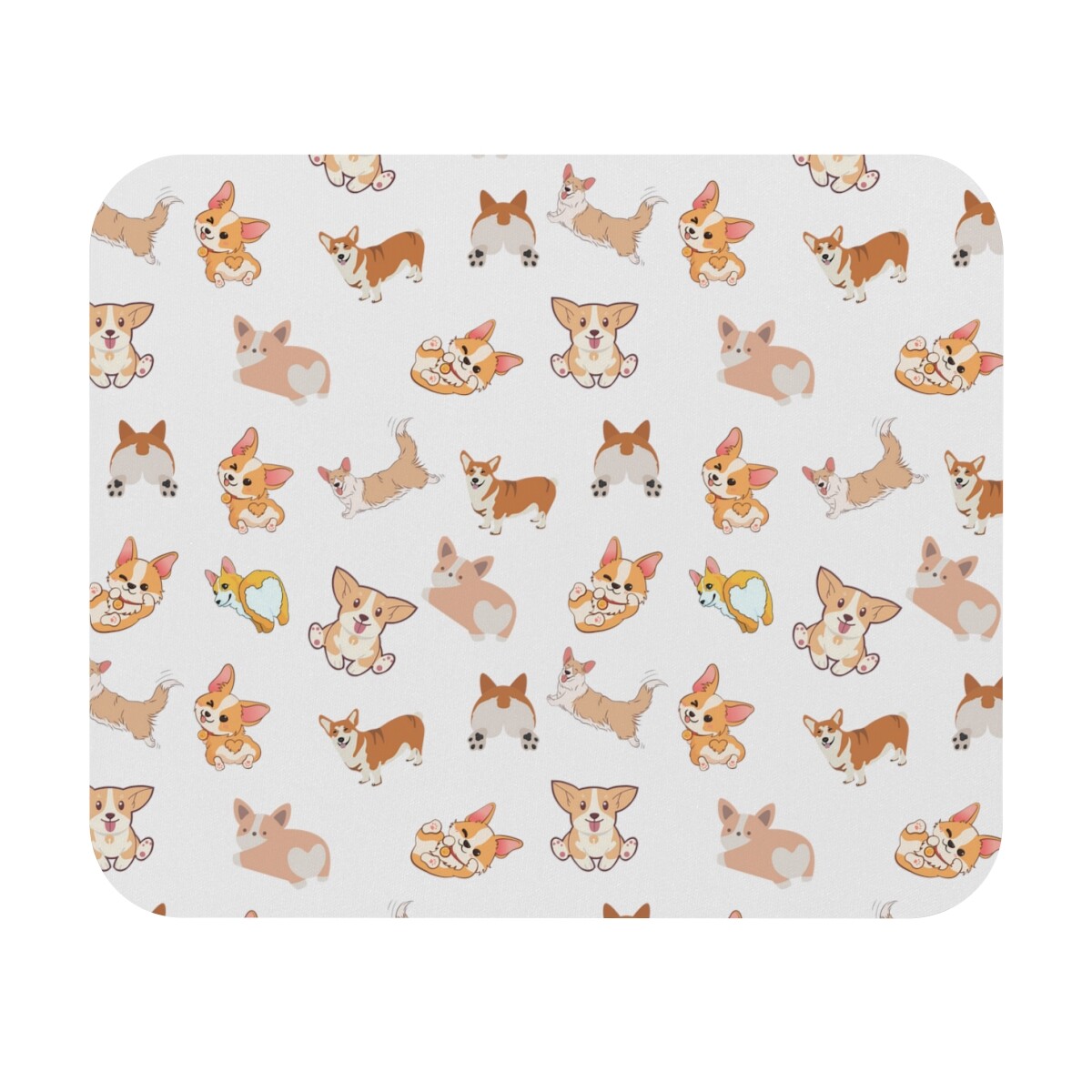 Corgi Mousepad, Desk Mousepad, Corgi Dog Butt Office Computer Mousepad