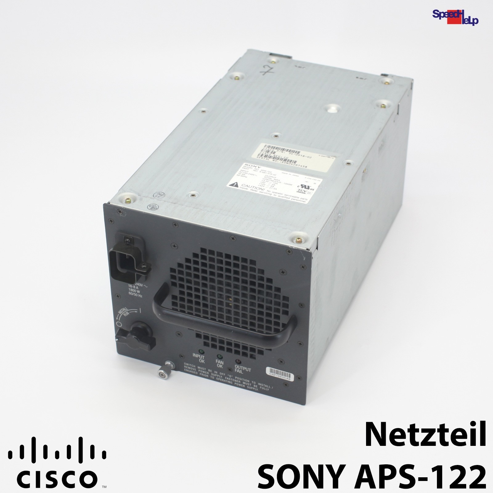 SONY APS-122 POWER SUPPLY PSU CISCO SYSTEM CATALYST 8-681-318-42 34-0918-02
