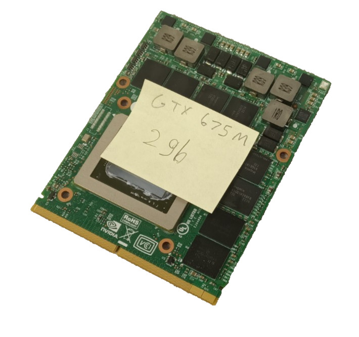 DELL NVIDIA GTX675m DDR5 2GB Video Card FOR ALIENWARE N13E-GS1-A1