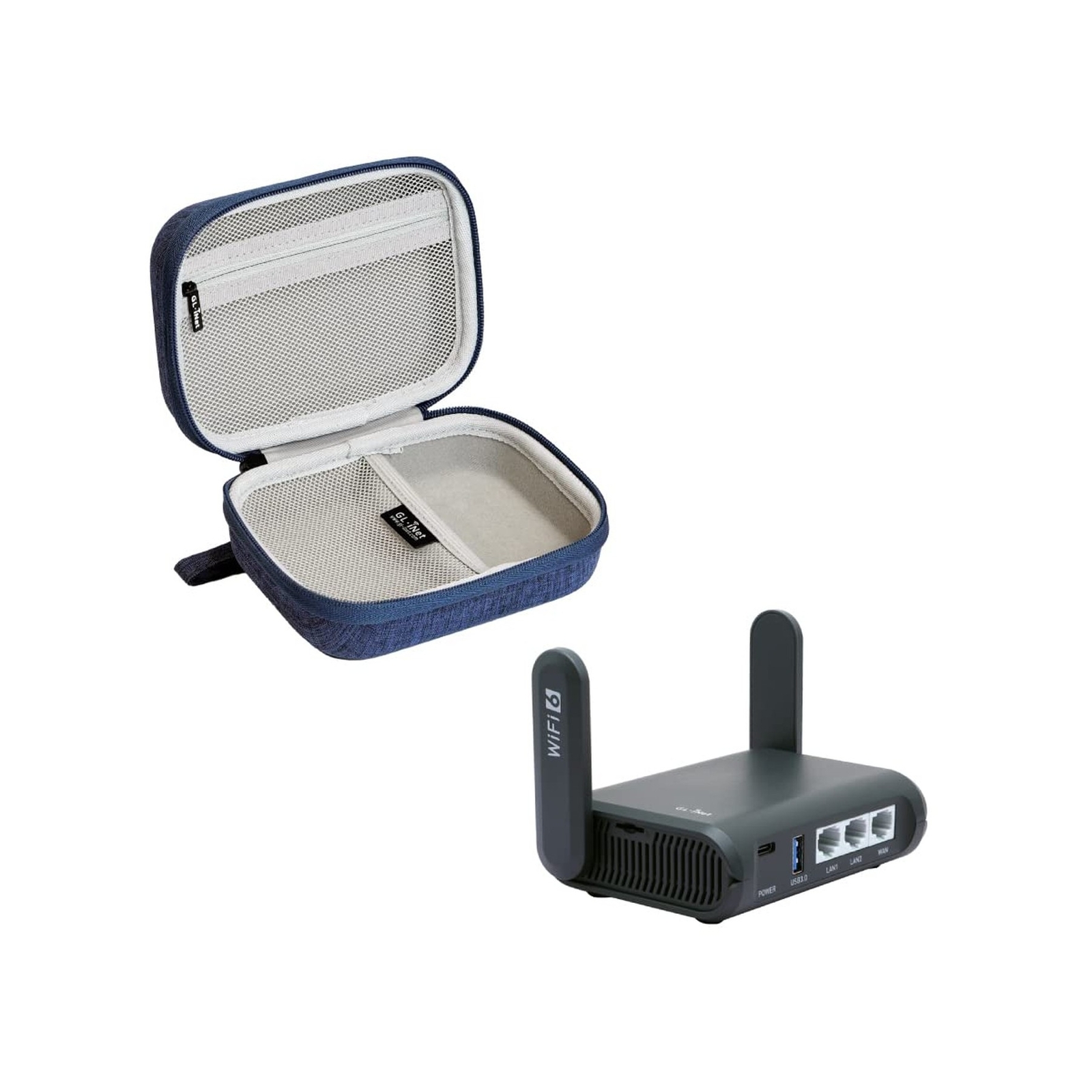 GL.iNet GL-AXT1800 (Slate AX) Pocket-Sized Wi-Fi 6 Gigabit Travel Router & Ga...