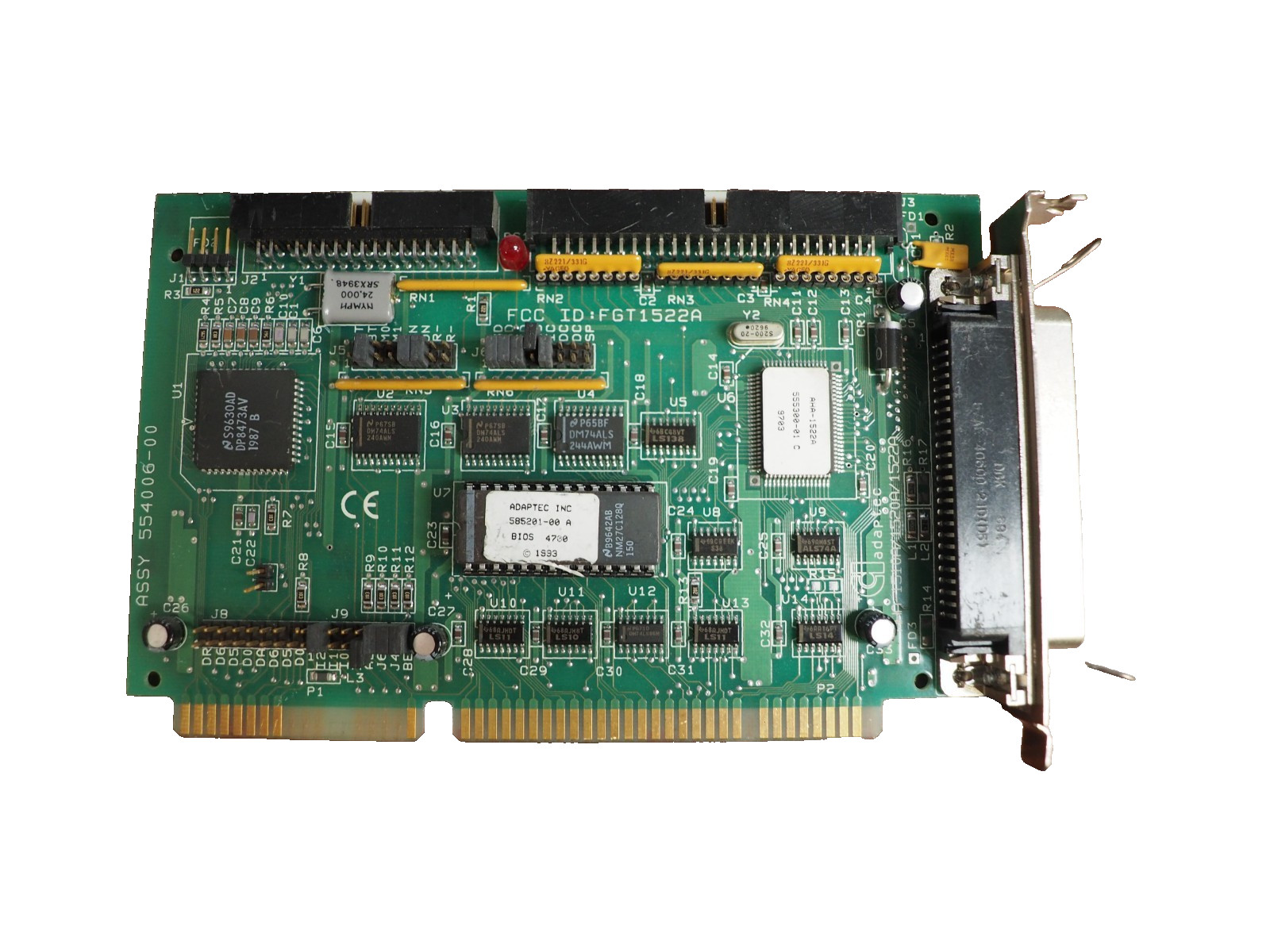Adaptec AHA1510A/1520A/1522A 554006-02 SCSI Expansion Card
