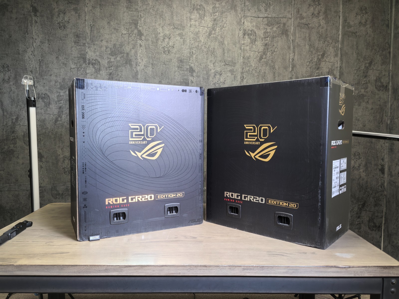 ASUS ROG GR20 Edition 20 Tempered Glass ATX Mid-Tower Computer Case - Black