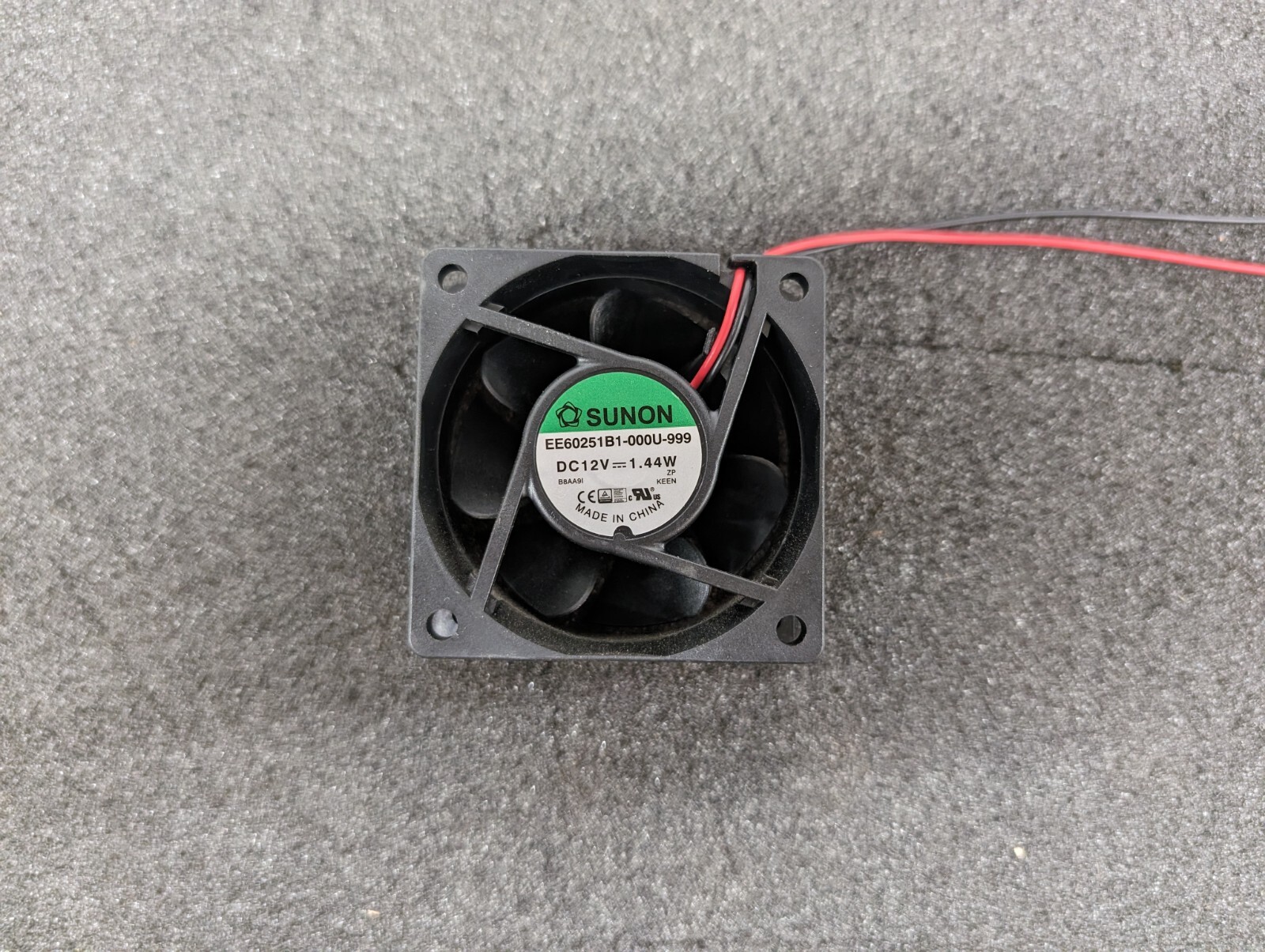 New, Sunon, EE60251B1-000U-999, FAN AXIAL 60X25MM 12VDC WIRE - Lot of 3pcs