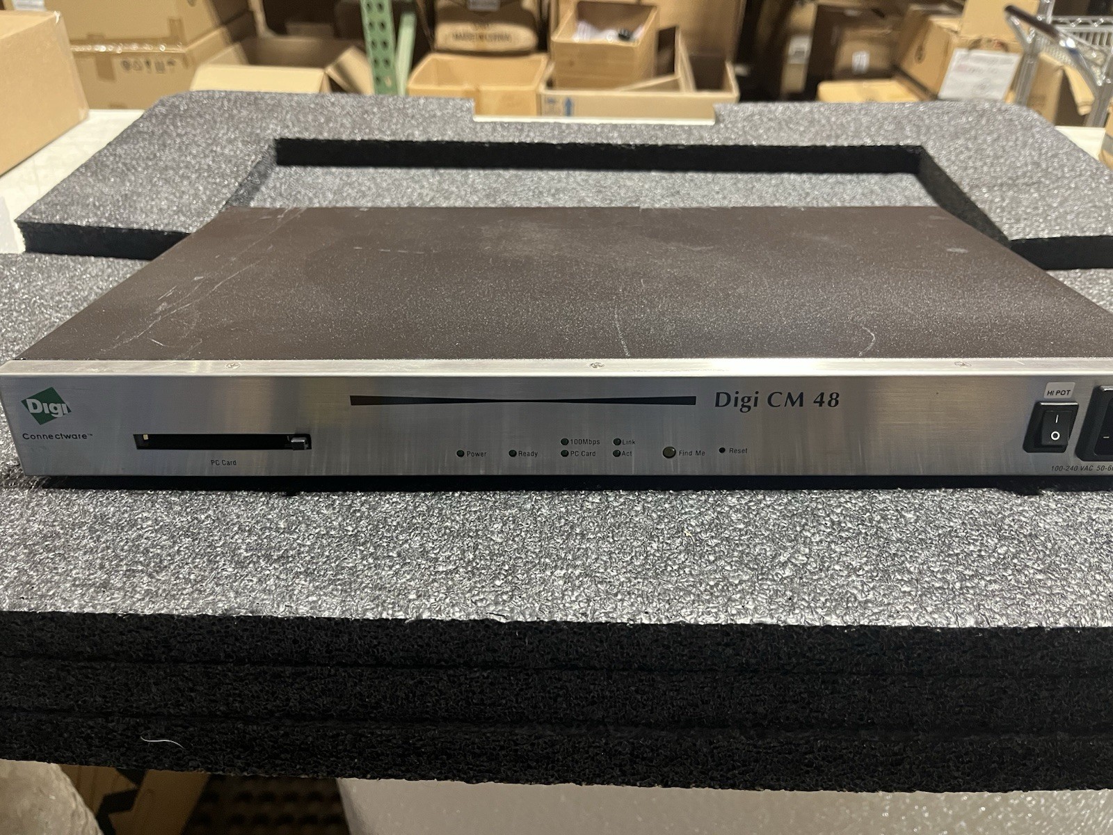 DiGi CM-48 50000687-06 Console Server Dual Power Supply, Used