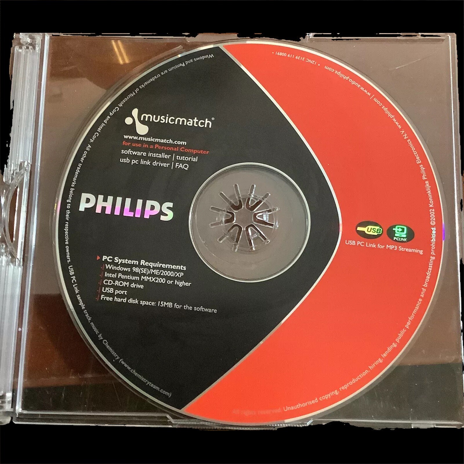 MusicMatch PHILIPS PC CD ROM manage digital mp3 Screaming music file songs