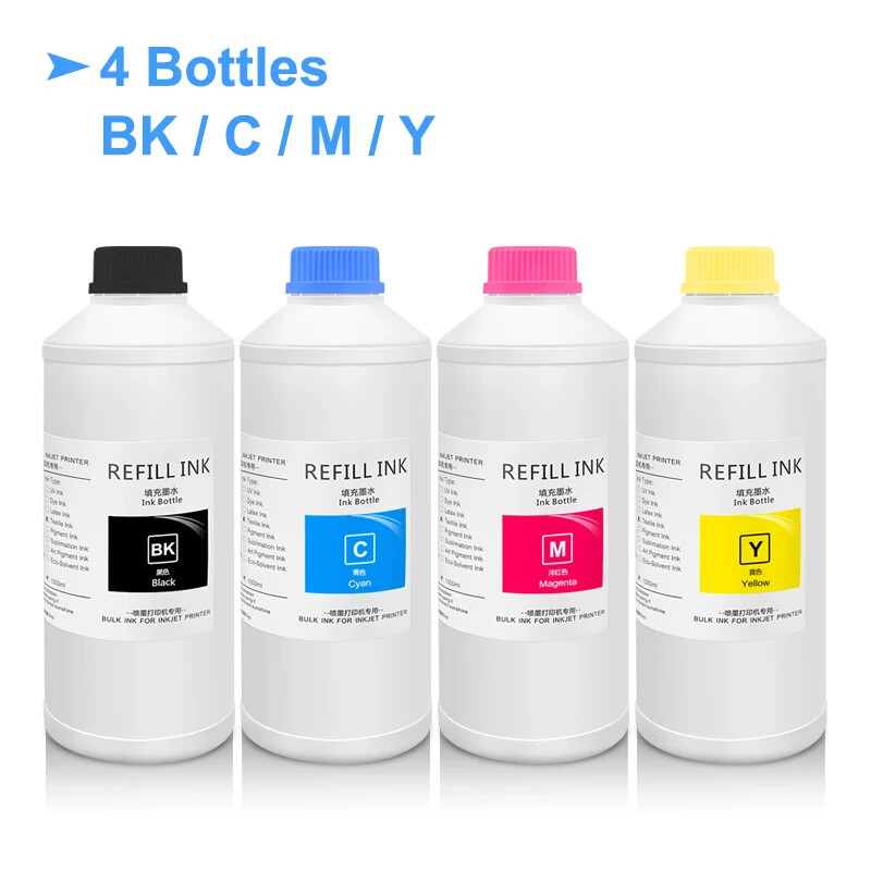 DTG Ink 1000ML/Set DX5 DX6 DX7 TPrint head For Epson L800 1390 R1900 R2000 