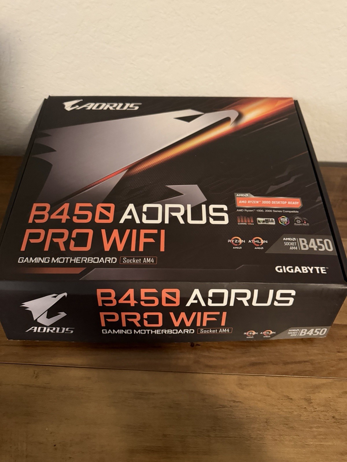 Gigabyte B450 AORUS PRO WIFI AMD AM4 DDR4 ATX Motherboard