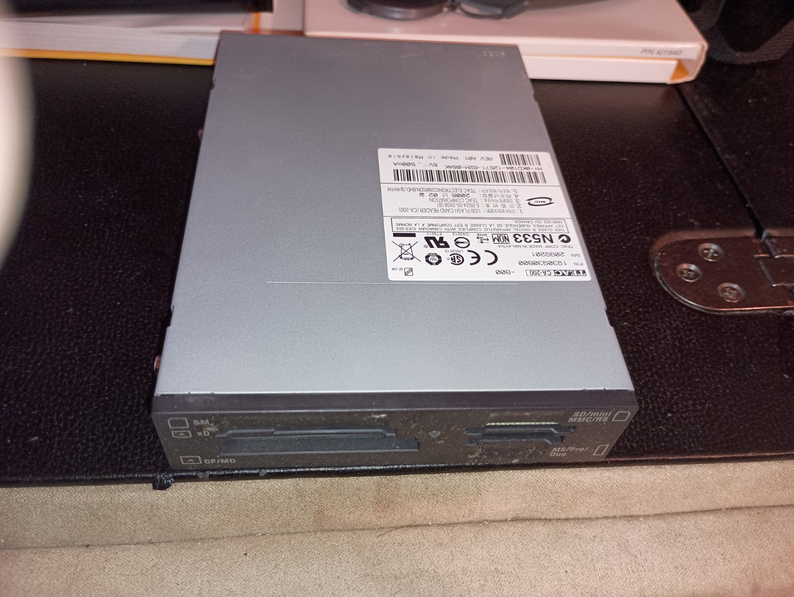 Genuine Teac CA-200 9-in-1 Flash Memory Media Card Reader 1930930B00