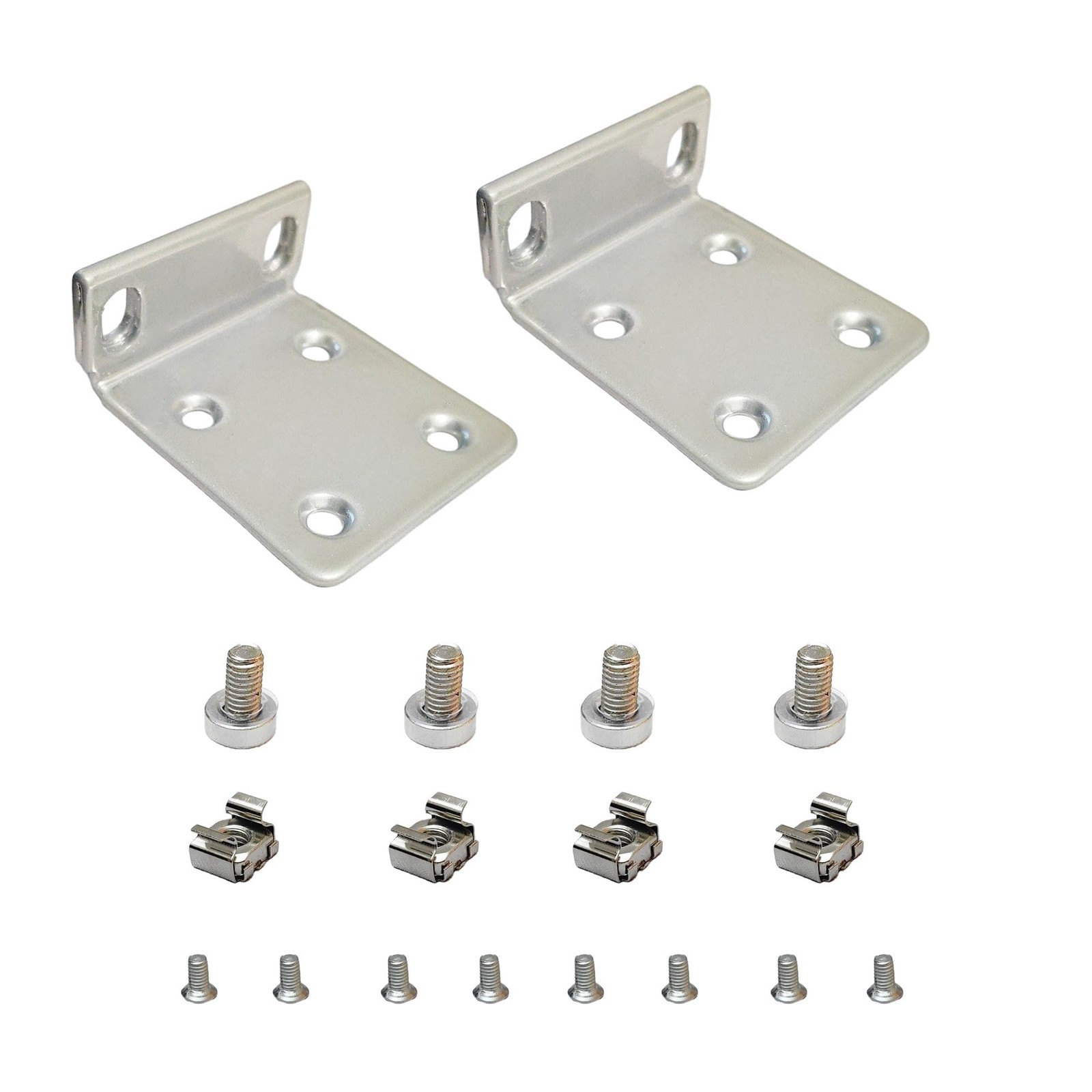 1U Rack Ears Compatible with Ubiquiti Switch 16/24/48 Series, Standard 19 Inc...