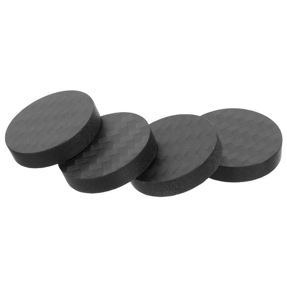 4 Pcs Carbon Fiber Speaker Feet Vibration Absorption Pads Home Audio
